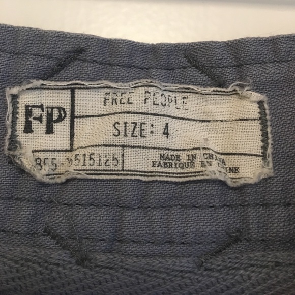 Grey Free People shorts - Picture 4 of 5